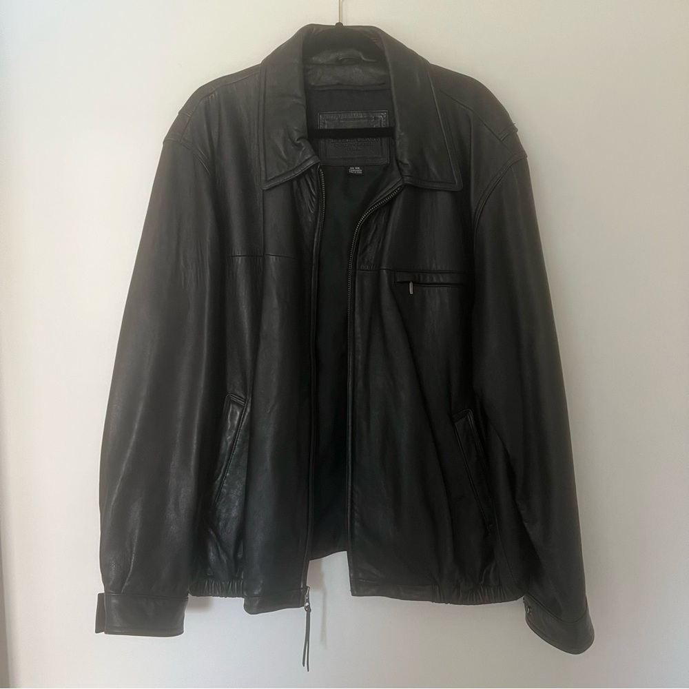 Men's Black Leather Jacket